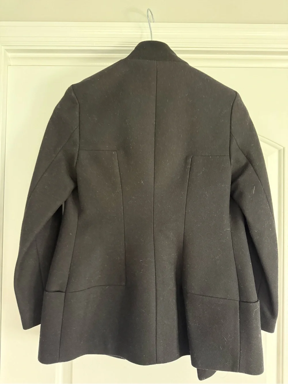 VERSACE  Double-Breasted Stand-Collar coat/